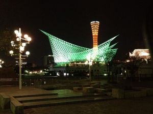 We also made a side trip to Kobe which is known for its night view so here is a picture of the Kobe night view.