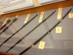 They didn't let you take pictures of swords inside the museum, just these sample swords.